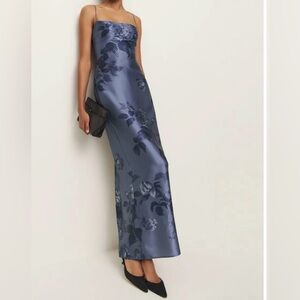 Reformation Frankie Silk Dress